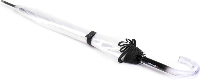 Parasol automatyczny Knirps C.760 Stick Transparent solid black, zdjęcie 2
