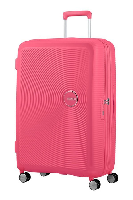 Walizka American Tourister Soundbox 77 cm powiększana różowa