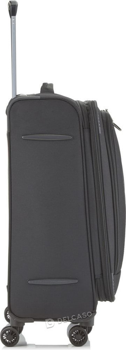 Walizka średnia poszerzana Travelite CrossLite 67 cm czarna, zdjęcie 6