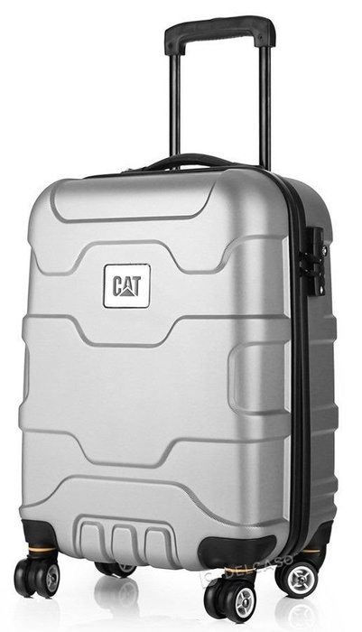 Walizka średnia Cat Caterpillar Roll Cage 67 cm srebrna