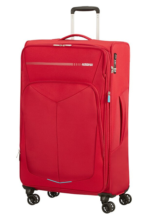 Walizka American Tourister Summerfunk na 4 kołach 79 cm czerwona