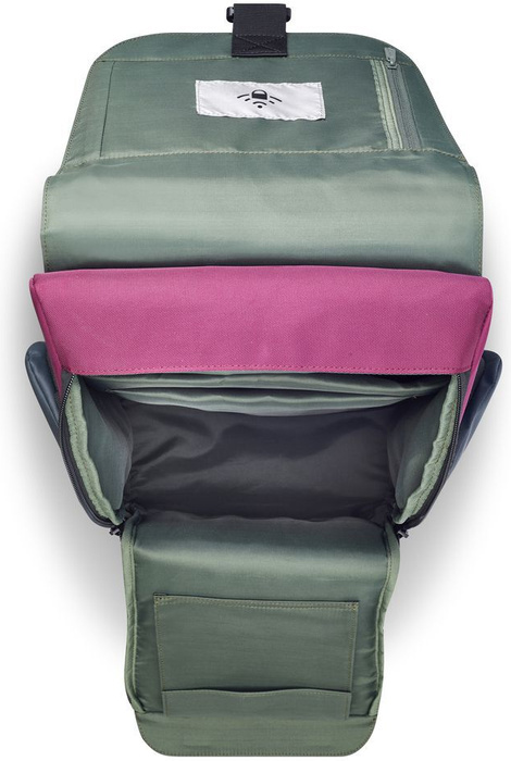 Plecak antykradzieżowy Delsey Securflap 21L Burgundy, zdjęcie 3