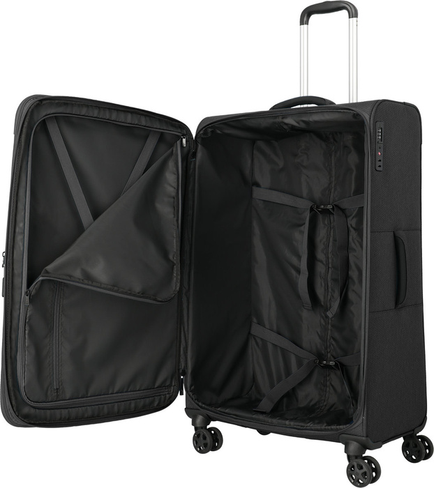 Walizka duża Travelite Kick off 78 cm czarna, zdjęcie 2