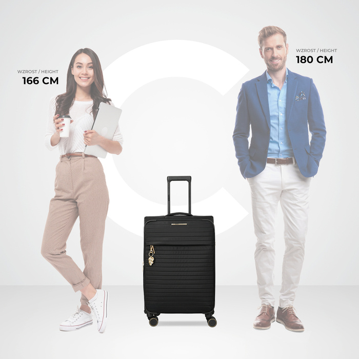 Walizka średnia Travelite Barbara Stepp 68 cm Black, zdjęcie 22