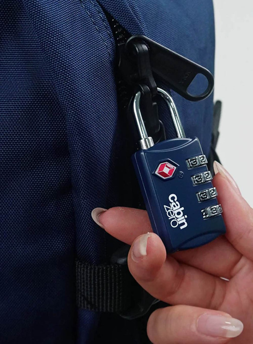 Kłódka szyfrowa do bagażu CabinZero TSA Travel Lock Navy, zdjęcie 5
