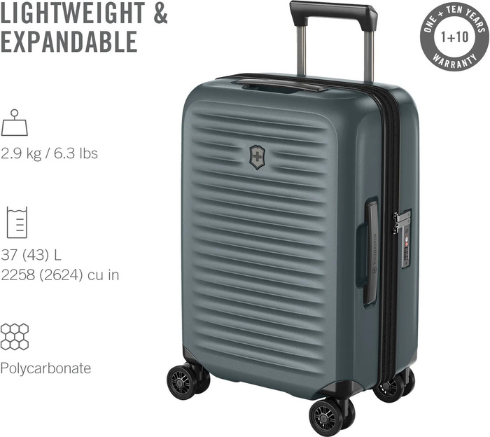 Walizka kabinowa Victorinox Airox Advanced 55 cm Gray, zdjęcie 22