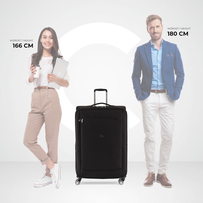 Walizka duża poszerzana Delsey Montmartre 2.0 Air 83 cm Niebieska, zdjęcie 8