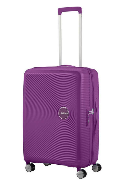 Walizka American Tourister Soundbox 67 cm powiększana fioletowa, zdjęcie 3