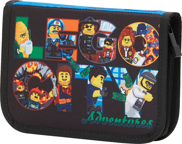 Piórnik składany z wyposażeniem LEGO Ninjago City Police Adventure