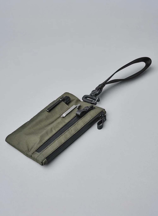 Organizer saszetka Alpaka Zip Clutch - Dark Green, zdjęcie 4