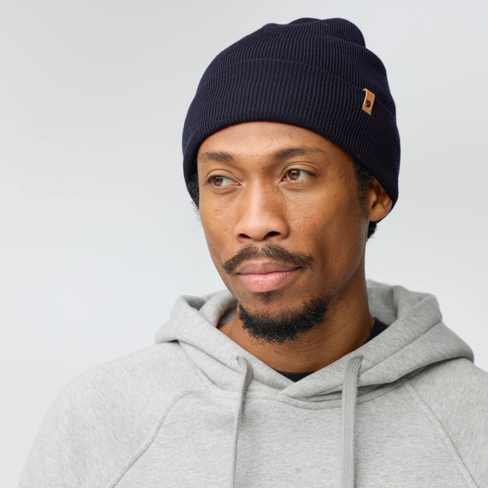 Czapka wełniana Fjallraven Classic Knit Hat - dark garnet, zdjęcie 4