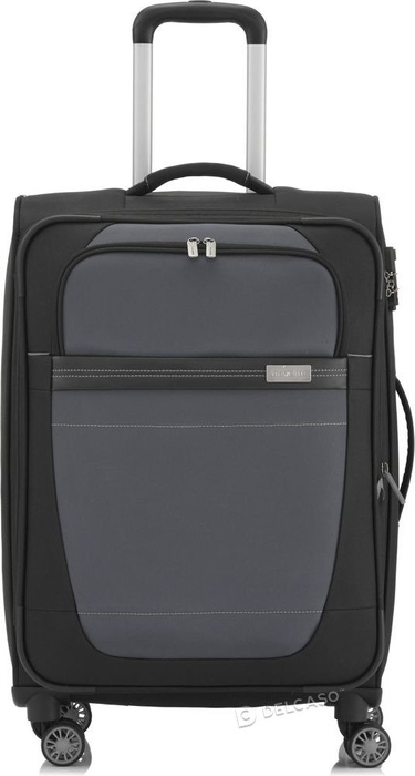 Walizka średnia Travelite Meteor 66 cm czarna, zdjęcie 2