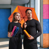 Parasol manualny Knirps X4U Ultralight Slim Manual With Eva Case - Navy, zdjęcie 5