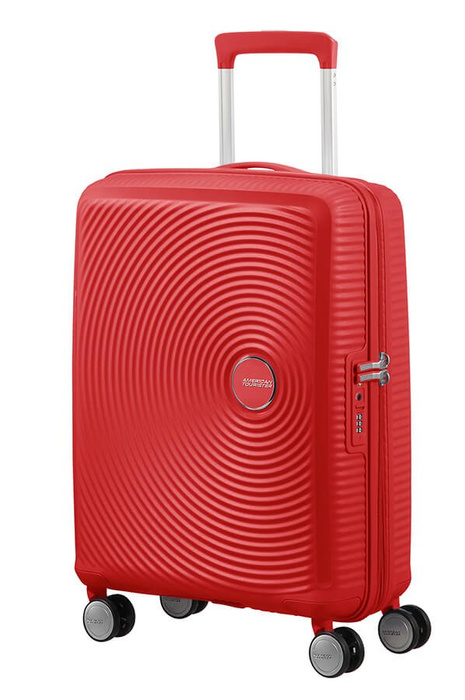 Walizka kabinowa American Tourister Soundbox 55 cm powiększana intensywna czerwień