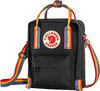 Torba na ramię Fjallraven Kanken Rainbow Sling - Black / Rainbow Pattern