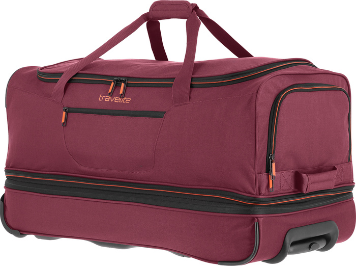 Torba podróżna na kółkach Travelite Basics L 119L Bordowa, zdjęcie 2