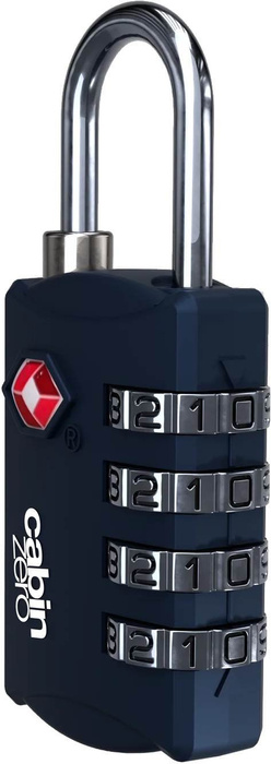 Kłódka szyfrowa do bagażu CabinZero TSA Travel Lock Navy, zdjęcie 9