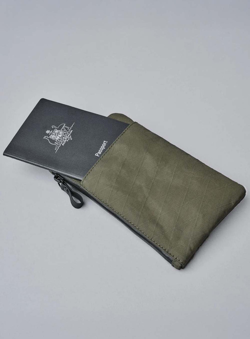 Organizer saszetka Alpaka Zip Clutch - Dark Green, zdjęcie 3