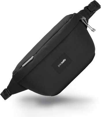 Saszetka biodrowa Pacsafe Go Anti-Theft Sling Pack Jet Black
