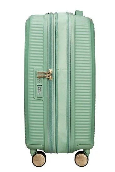 Walizka kabinowa American Tourister Soundbox 55 cm powiększana różowa, zdjęcie 7