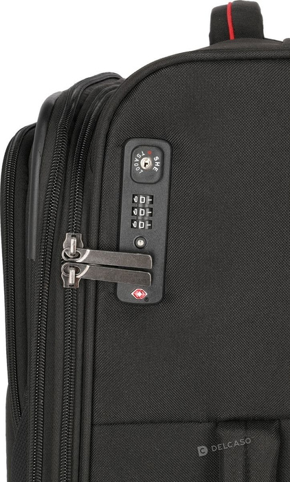 Walizka średnia Travelite Mako 66 cm czarna, zdjęcie 8