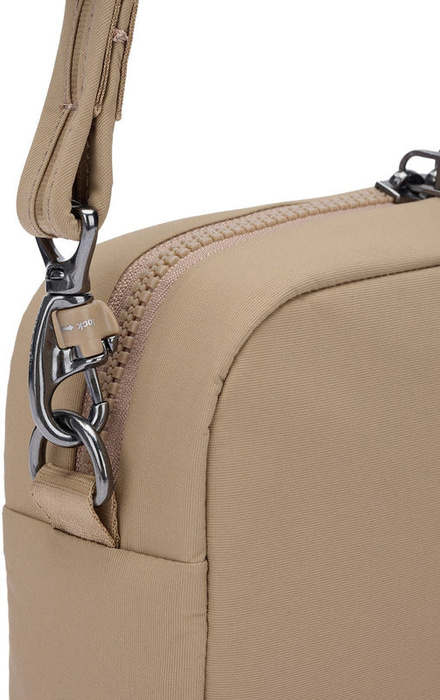 Torba na ramię antykradzieżowa Pacsafe Citysafe CX Econyl 3L Beige, zdjęcie 9
