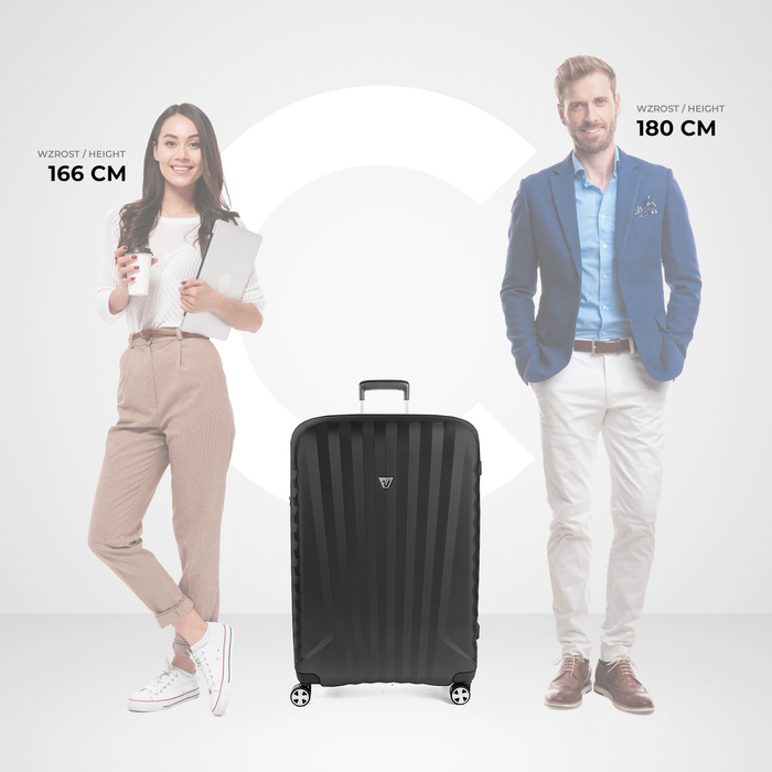 Walizka duża Roncato Uno ZSL Premium 2.0 L 80,5 cm - czarna, zdjęcie 7