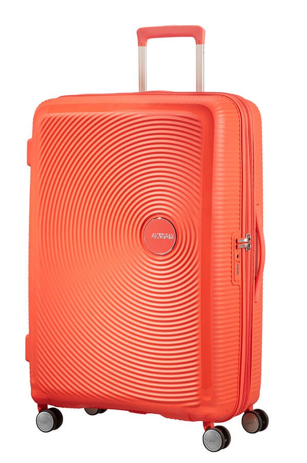 Walizka American Tourister Soundbox 77 cm powiększana pomarańczowa