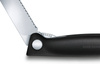 Nóż kuchenny składany Pikutek Swiss Classic Victorinox Czarny